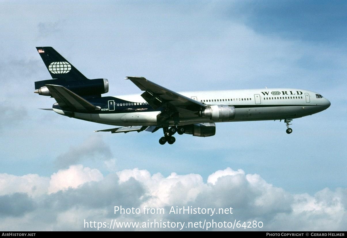 Aircraft Photo of N112WA | McDonnell Douglas DC-10-30CF | World Airways | AirHistory.net #64280