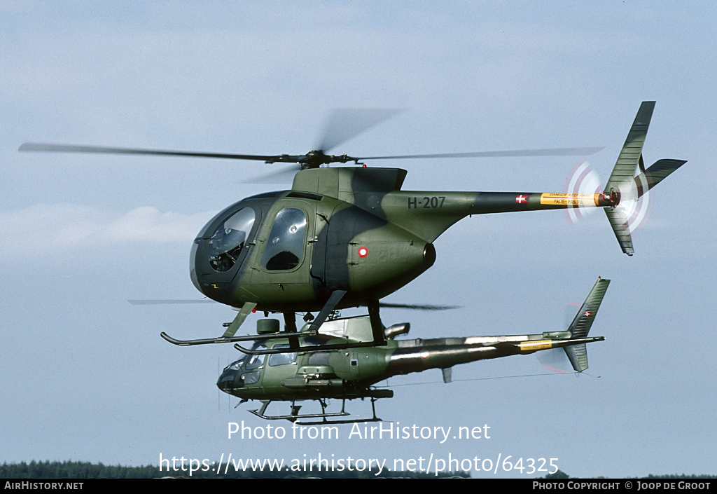 Aircraft Photo of H-207 | Hughes 500M (369HM) | Denmark - Army | AirHistory.net #64325