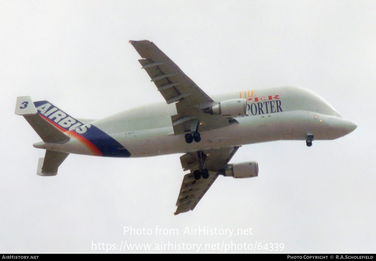 Aircraft Photo of F-GSTC | Airbus A300B4-608ST Beluga (Super Transporter) | Airbus Transport International | AirHistory.net #64339