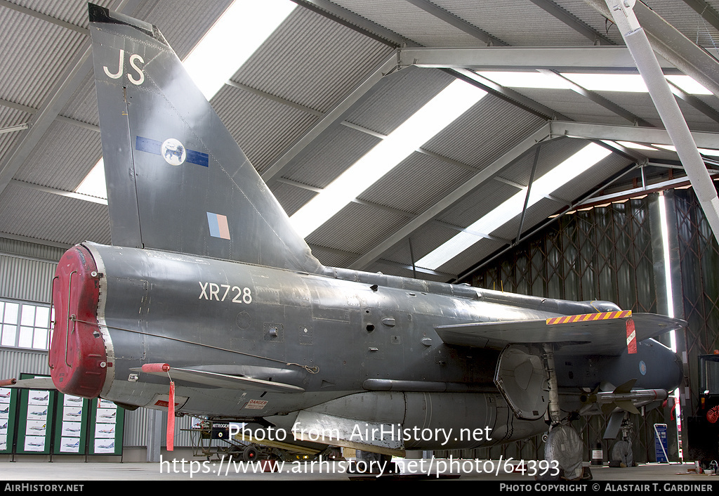 Aircraft Photo of XR728 | English Electric Lightning F6 | UK - Air Force | AirHistory.net #64393