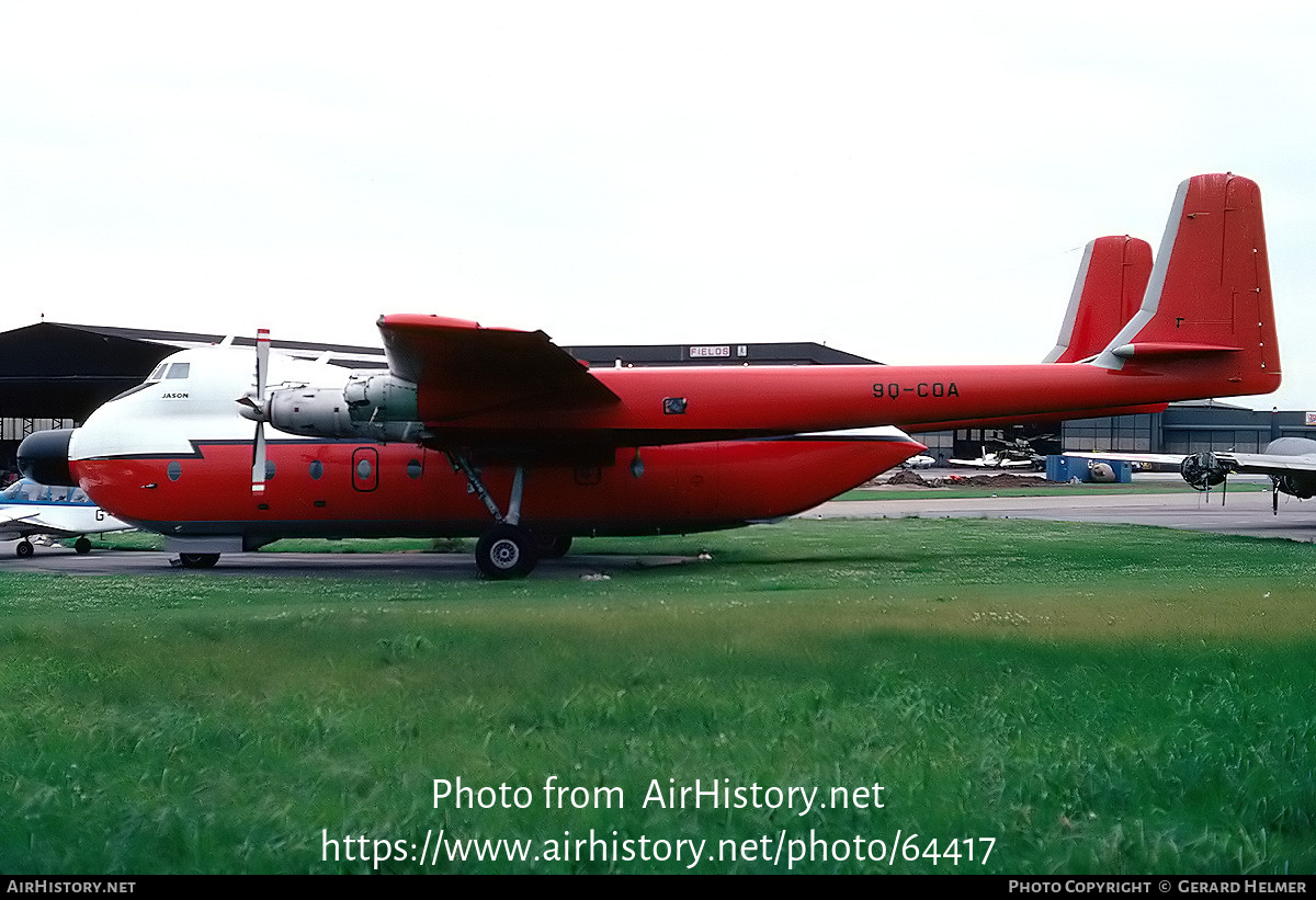 Aircraft Photo of 9Q-COA | Armstrong Whitworth AW-660 Argosy T.2 | AirHistory.net #64417