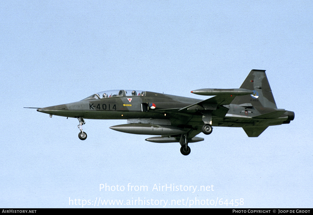 Aircraft Photo of K-4014 | Canadair NF-5B | Netherlands - Air Force | AirHistory.net #64458