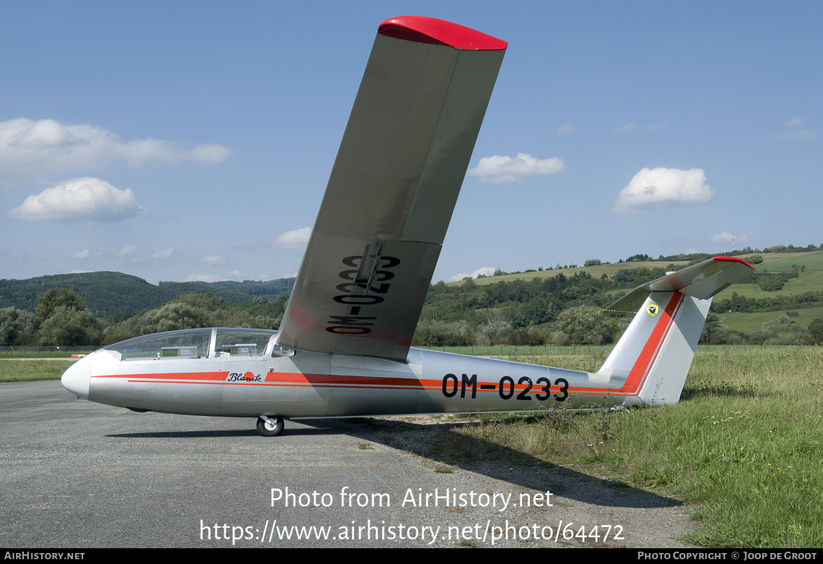 Aircraft Photo of OM-0233 | Let L-23 Super Blanik | Aeroklub Žilina | AirHistory.net #64472