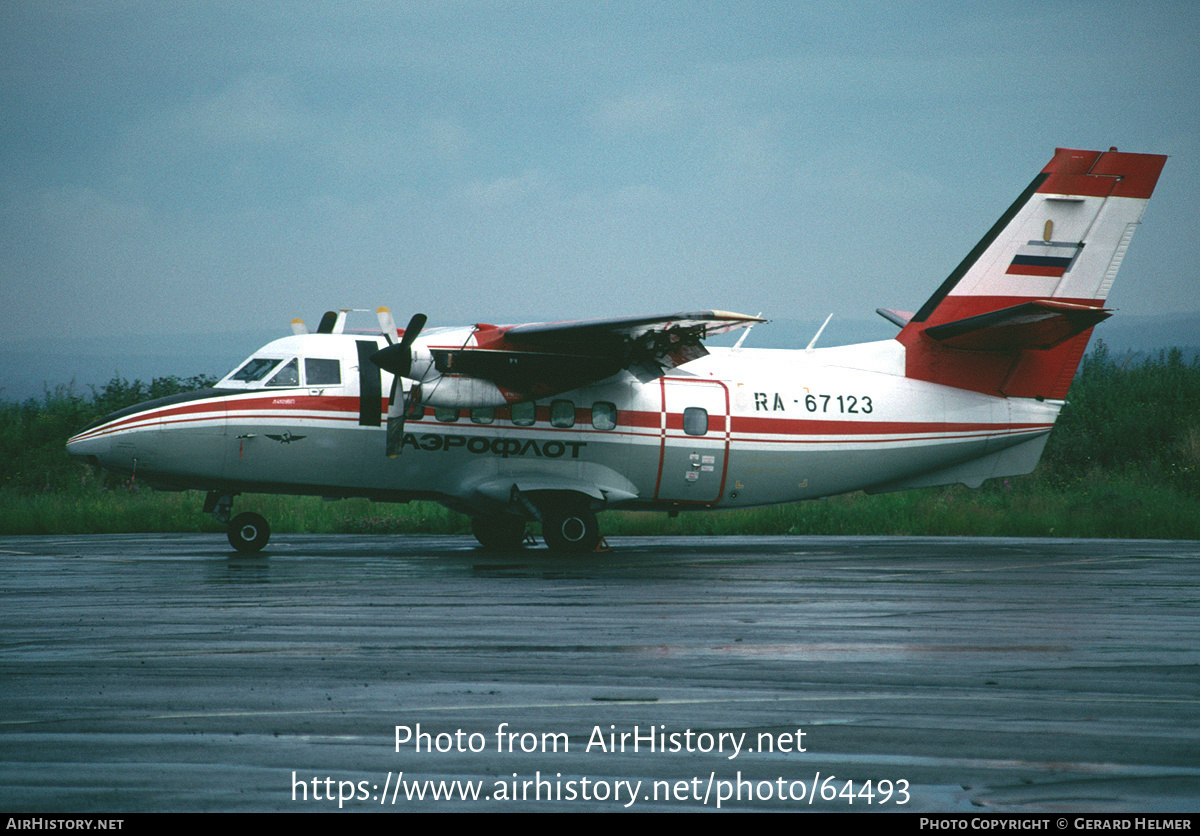 Aircraft Photo of RA-67123 | Let L-410UVP Turbolet | Aeroflot | AirHistory.net #64493