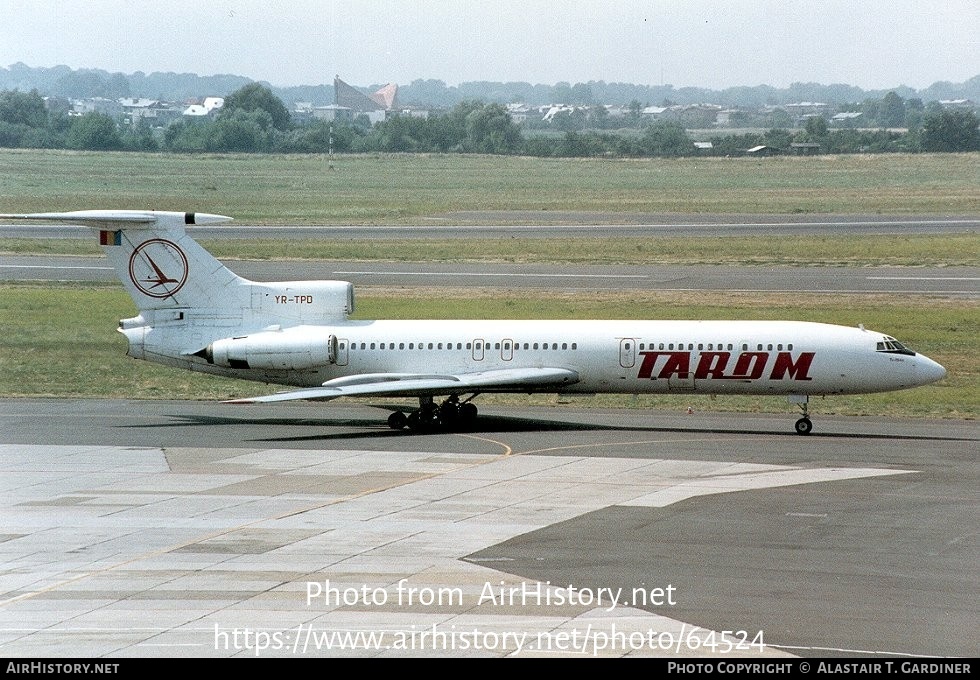 Aircraft Photo of YR-TPD | Tupolev Tu-154B | TAROM - Transporturile Aeriene Române | AirHistory.net #64524