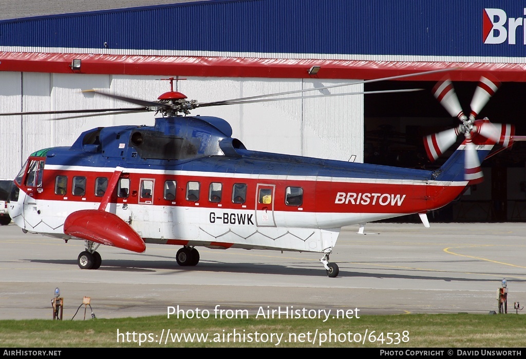 Aircraft Photo of G-BGWK | Sikorsky S-61N MkII | Bristow Helicopters | AirHistory.net #64538