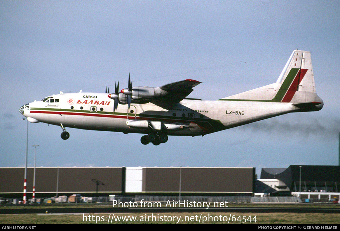 Aircraft Photo of LZ-BAE | Antonov An-12BP | Balkan - Bulgarian Airlines Cargo | AirHistory.net #64544