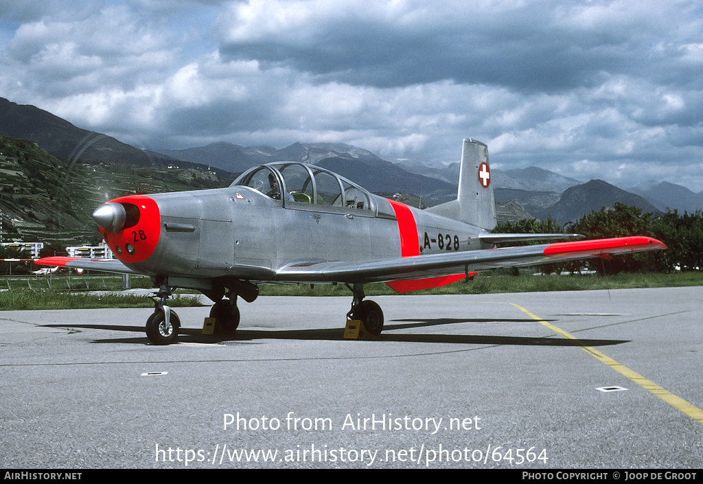 Aircraft Photo of A-828 | Pilatus P-3-05 | Switzerland - Air Force | AirHistory.net #64564