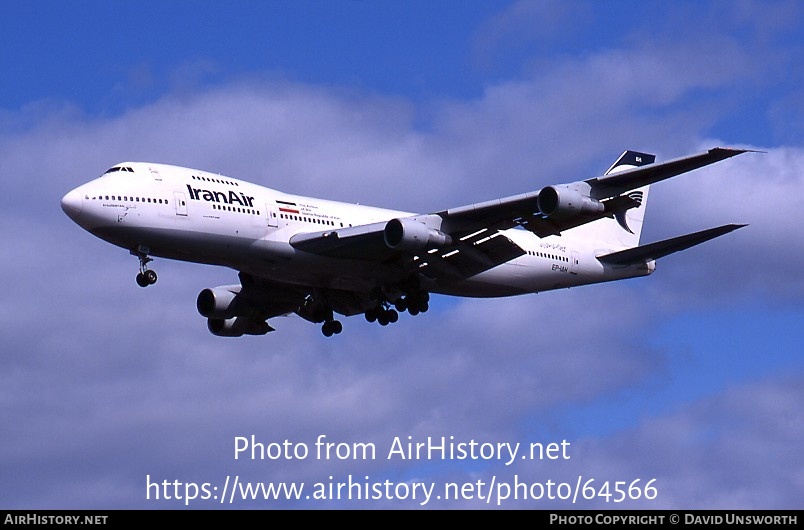 Aircraft Photo of EP-IAH | Boeing 747-286BM | Iran Air | AirHistory.net #64566