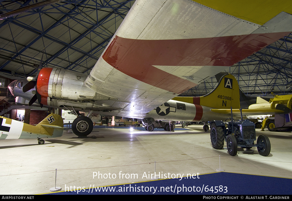 Aircraft Photo of 44-83868 / 483868 | Boeing B-17G Flying Fortress | USA - Air Force | AirHistory.net #64583