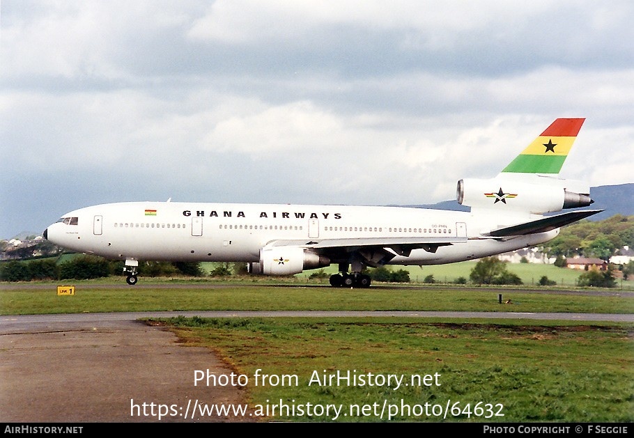 Aircraft Photo of OO-PHN | McDonnell Douglas DC-10-30 | Ghana Airways | AirHistory.net #64632