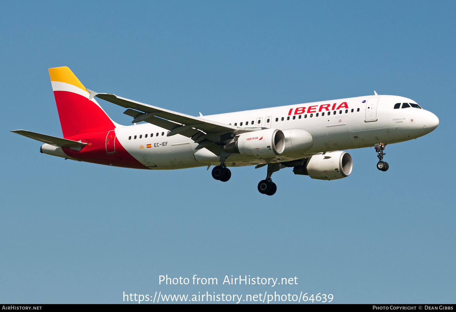 Aircraft Photo of EC-IEF | Airbus A320-214 | Iberia | AirHistory.net #64639