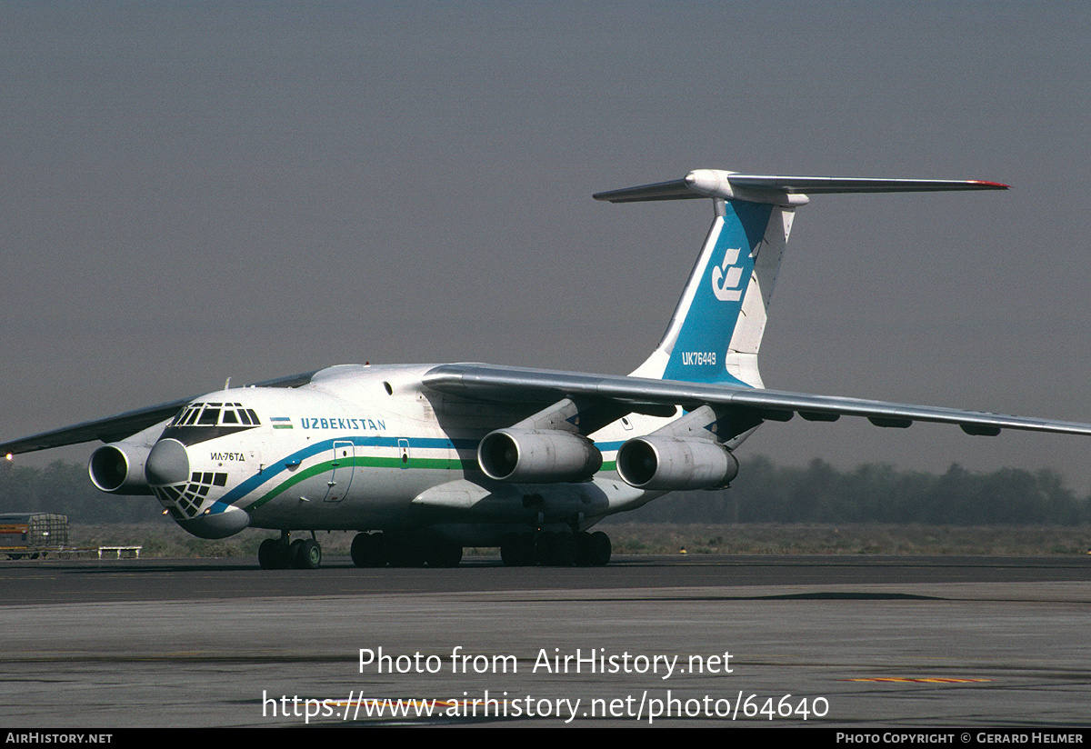 Aircraft Photo of UK-76449 | Ilyushin Il-76TD | Uzbekistan Airways | AirHistory.net #64640