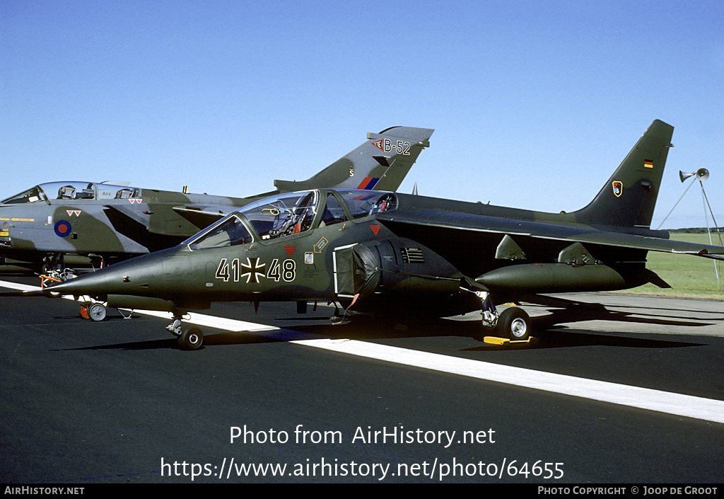 Aircraft Photo of 4148 | Dassault-Dornier Alpha Jet A | Germany - Air Force | AirHistory.net #64655