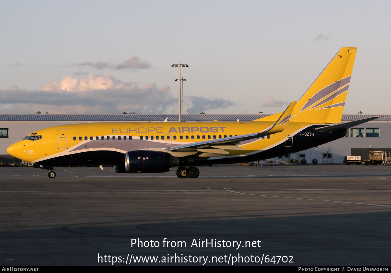 Aircraft Photo of F-GZTH | Boeing 737-73S | Europe Airpost | AirHistory.net #64702