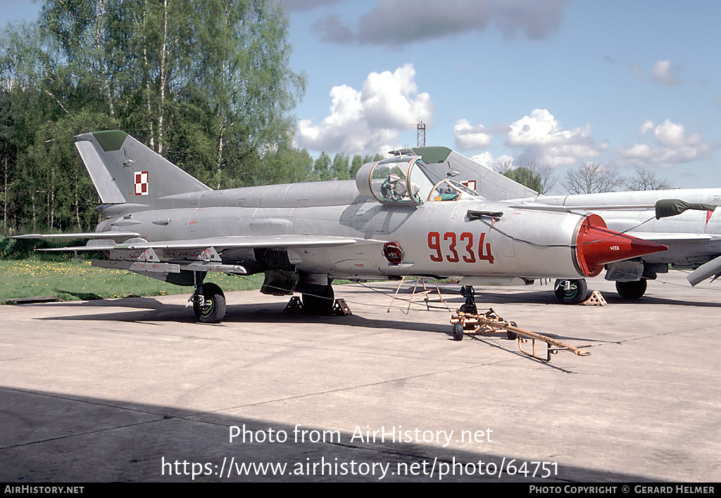 Aircraft Photo of 9334 | Mikoyan-Gurevich MiG-21bis | Poland - Air Force | AirHistory.net #64751