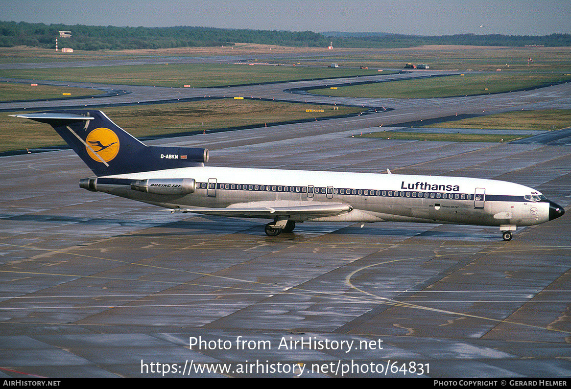 Aircraft Photo of D-ABKN | Boeing 727-230/Adv | Lufthansa | AirHistory.net #64831