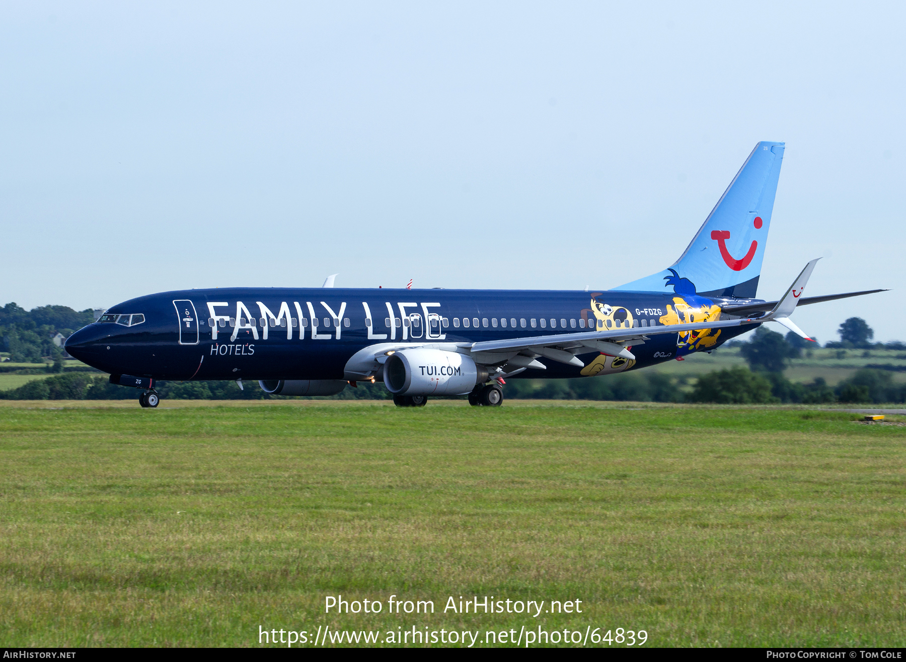 Aircraft Photo of G-FDZG | Boeing 737-8K5 | Thomson Airways | AirHistory.net #64839