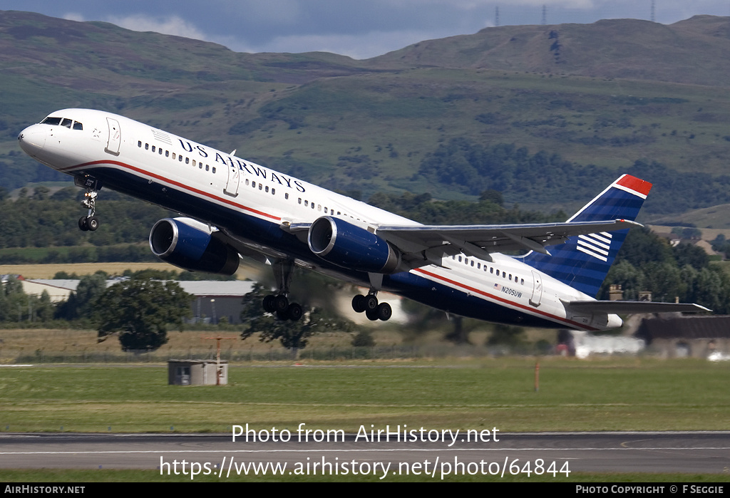 Aircraft Photo of N205UW | Boeing 757-23N | US Airways | AirHistory.net #64844