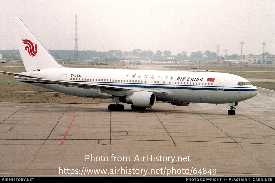 Aircraft Photo of B-2551 | Boeing 767-2J6/ER | Air China | AirHistory.net #64849