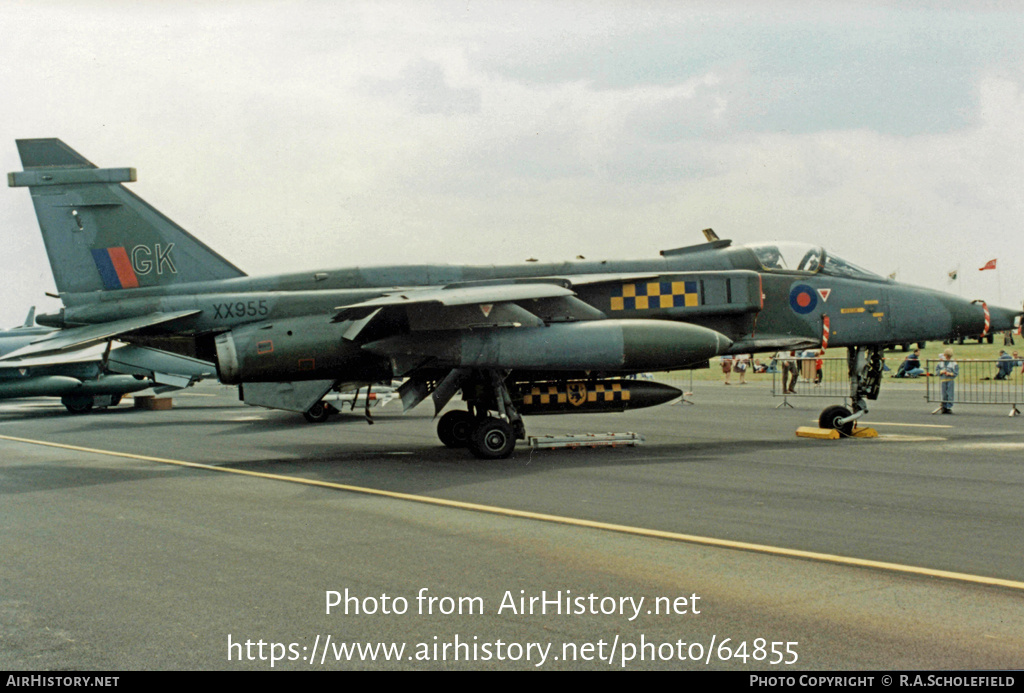 Aircraft Photo of XX955 | Sepecat Jaguar GR1A | UK - Air Force | AirHistory.net #64855