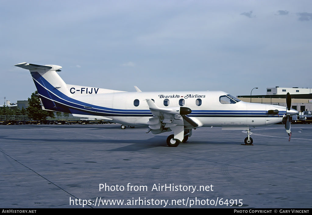 Aircraft Photo of C-FIJV | Pilatus PC-12 | Bearskin Airlines | AirHistory.net #64915