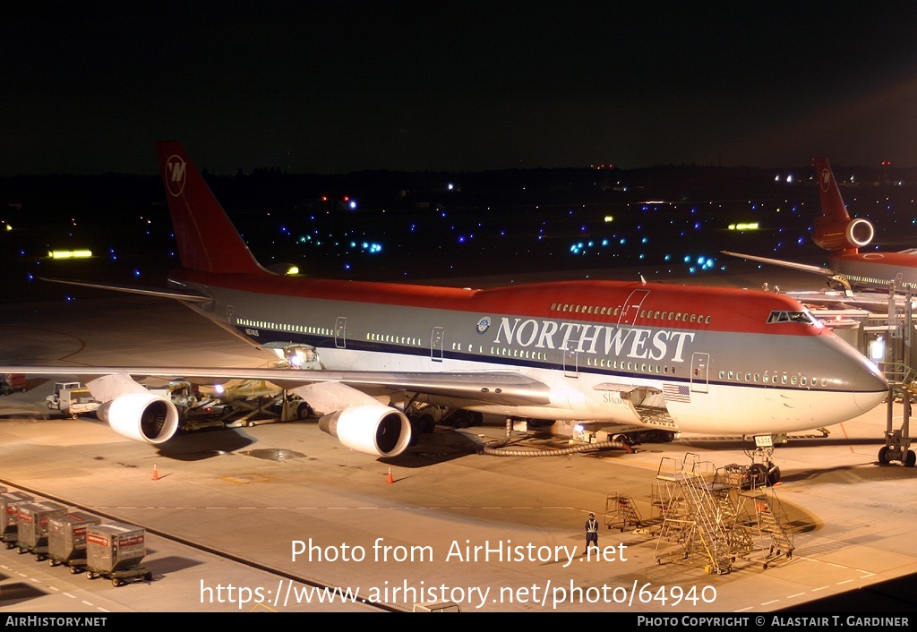 Aircraft Photo of N674US | Boeing 747-451 | Northwest Airlines | AirHistory.net #64940