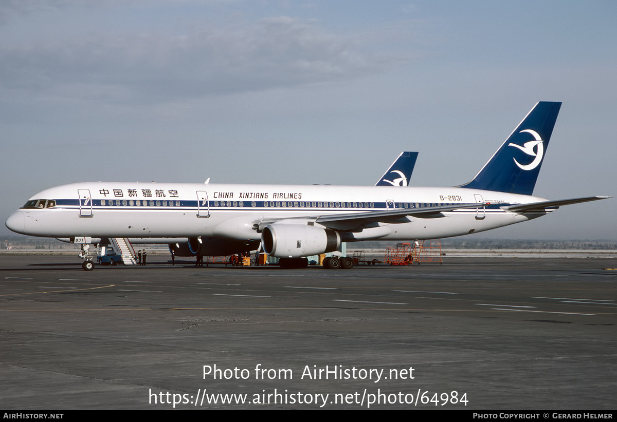 Aircraft Photo of B-2831 | Boeing 757-2Y0 | China Xinjiang Airlines | AirHistory.net #64984