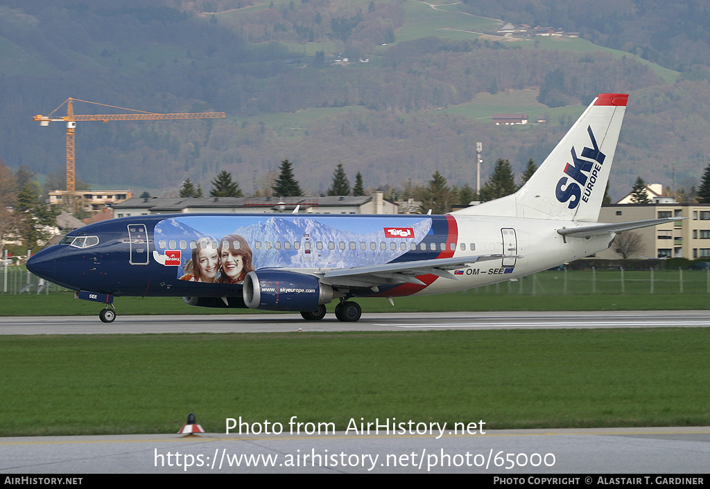 Aircraft Photo of OM-SEE | Boeing 737-53C | SkyEurope Airlines | AirHistory.net #65000