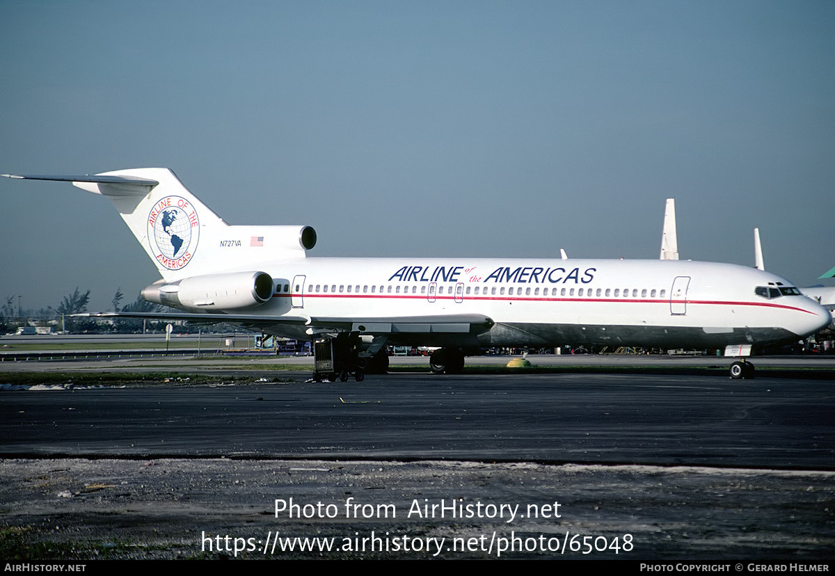 Aircraft Photo of N727VA | Boeing 727-221/Adv(RE) Super 27 | Airline of the Americas | AirHistory.net #65048