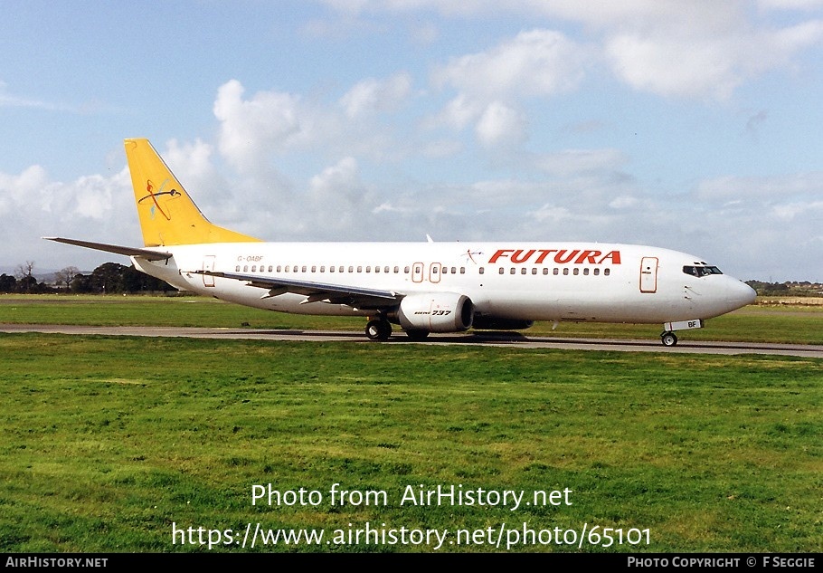 Aircraft Photo of G-OABF | Boeing 737-4Y0 | Futura International Airways | AirHistory.net #65101