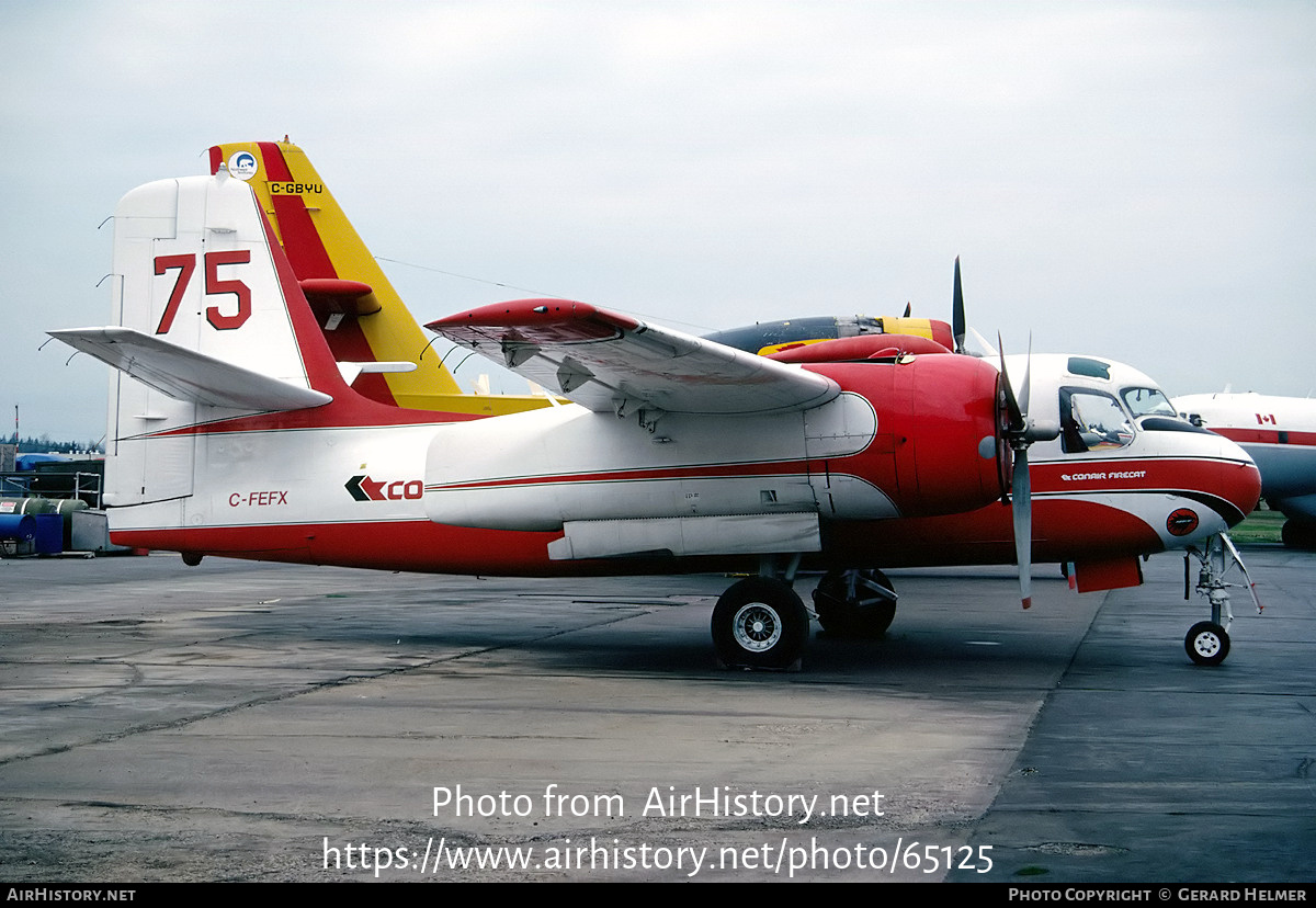 Aircraft Photo of C-FEFX | Conair S-2 Firecat | Conair Aviation | AirHistory.net #65125