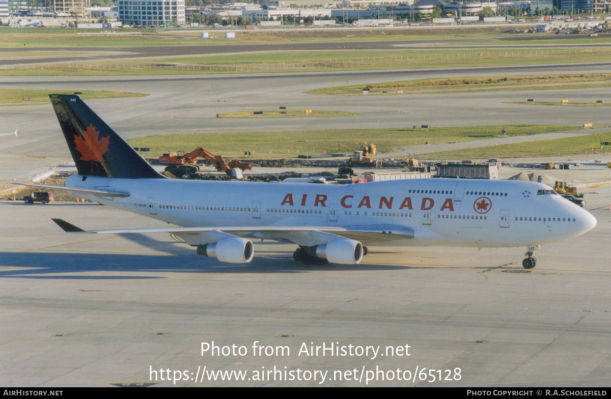 Aircraft Photo of C-GAGM | Boeing 747-433M | Air Canada | AirHistory.net #65128