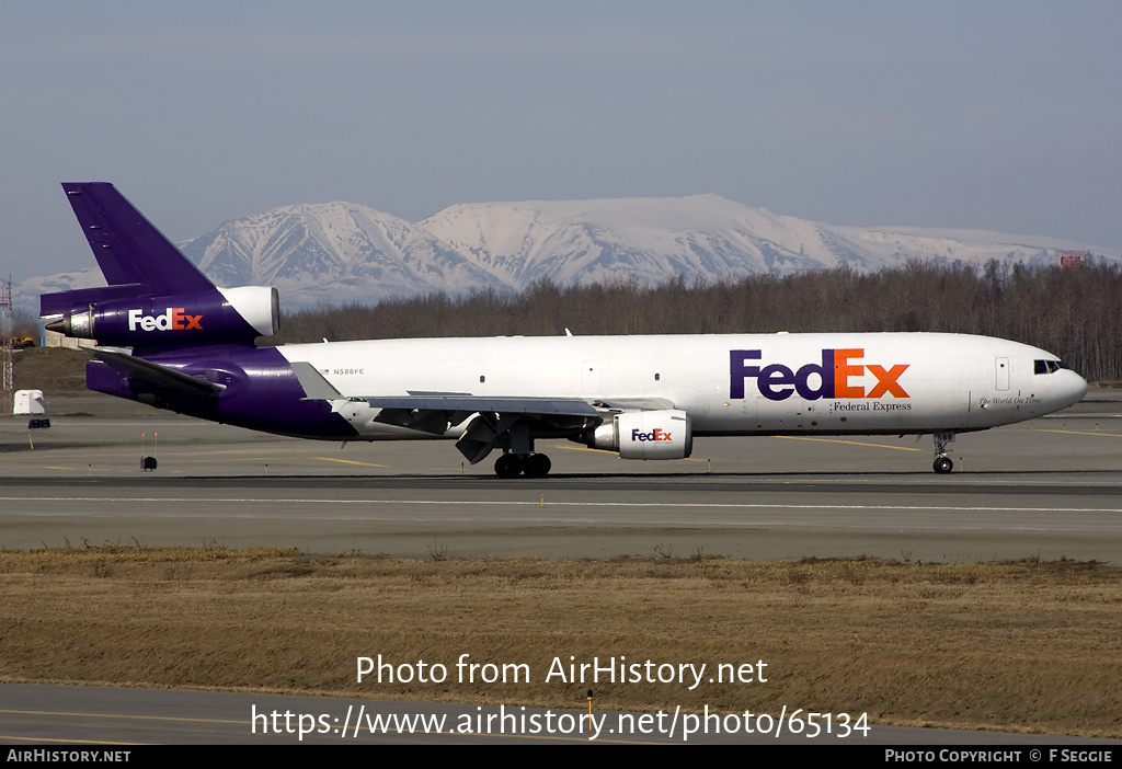 Aircraft Photo of N588FE | McDonnell Douglas MD-11/F | Fedex - Federal Express | AirHistory.net #65134