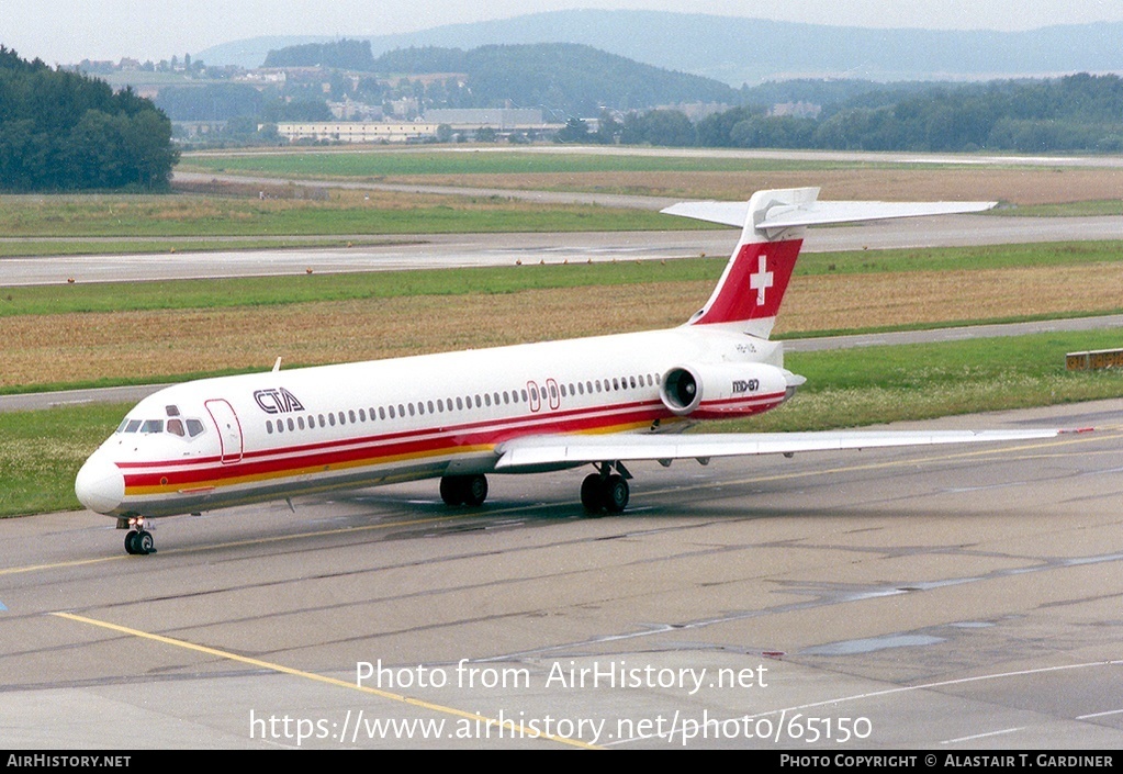 Aircraft Photo of HB-IUB | McDonnell Douglas MD-87 (DC-9-87) | CTA - Compagnie de Transport Aérien | AirHistory.net #65150