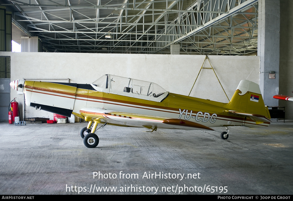 Aircraft Photo of YU-CDG | Zlin Z-526F Trener Master | AirHistory.net #65195