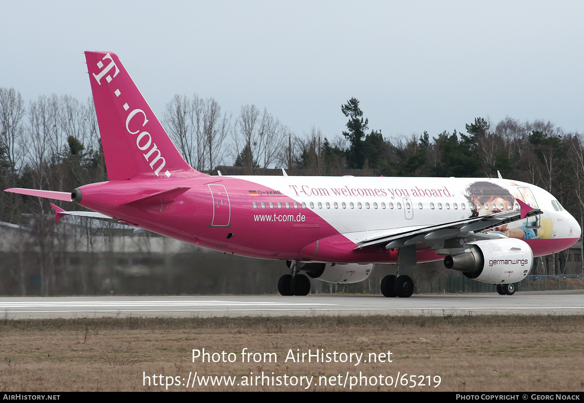 Aircraft Photo of D-AKNR | Airbus A319-112 | Germanwings | AirHistory.net #65219