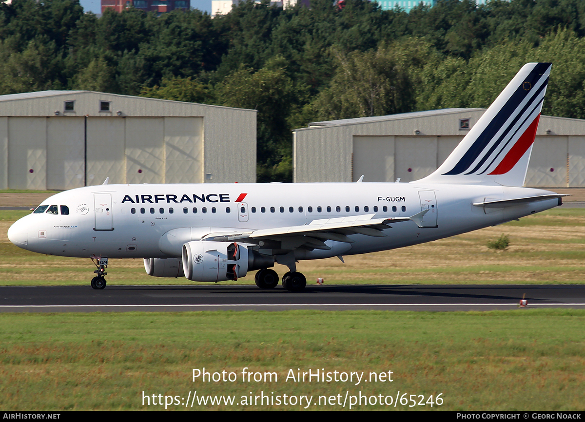 Aircraft Photo of F-GUGM | Airbus A318-111 | Air France | AirHistory.net #65246