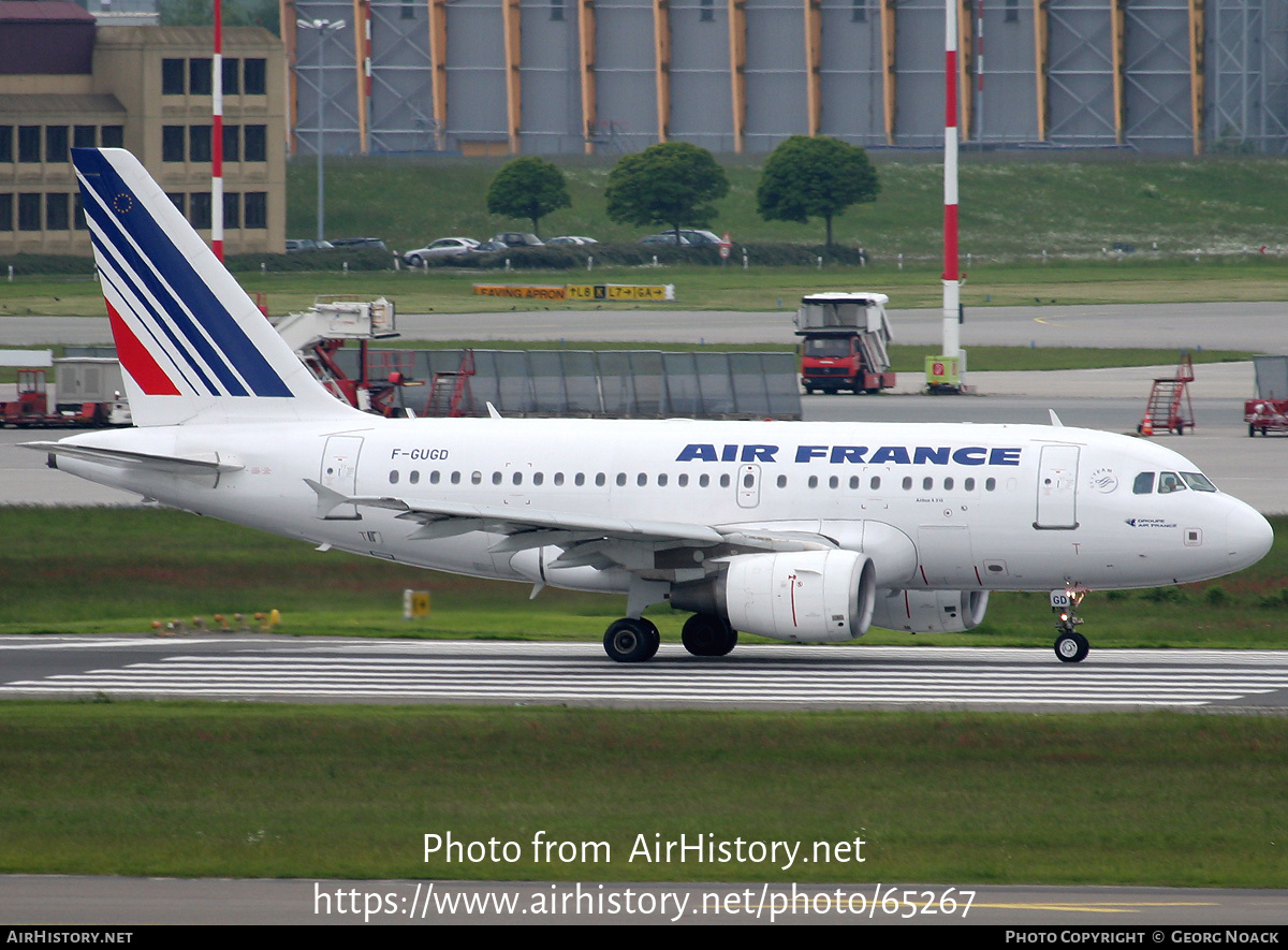 Aircraft Photo of F-GUGD | Airbus A318-111 | Air France | AirHistory.net #65267