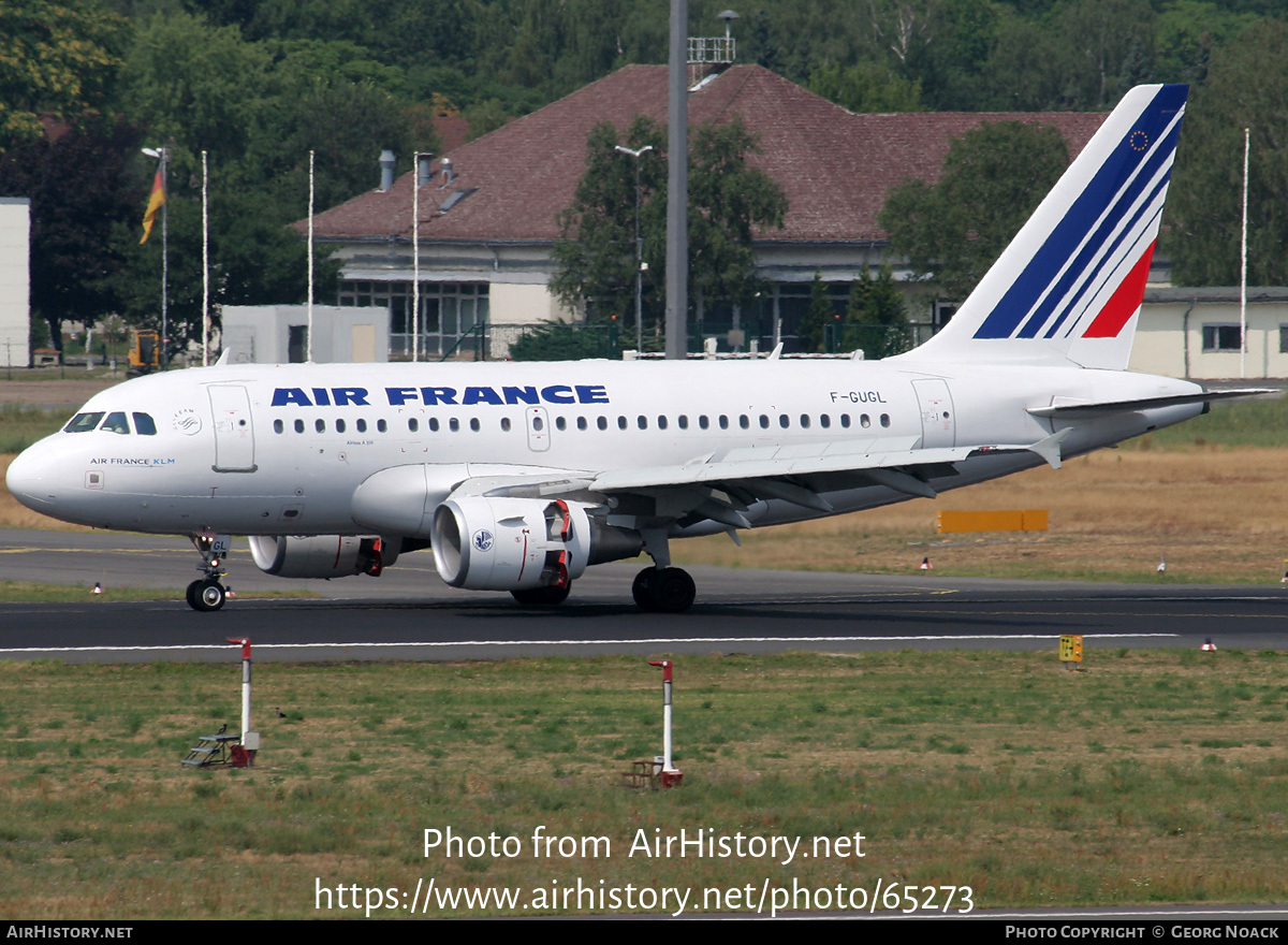 Aircraft Photo of F-GUGL | Airbus A318-111 | Air France | AirHistory.net #65273