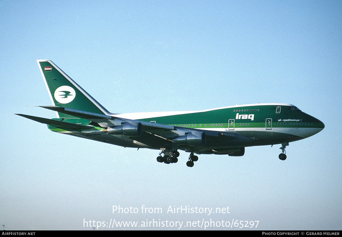 Aircraft Photo of YI-ALM | Boeing 747SP-70 | Iraq Government | AirHistory.net #65297