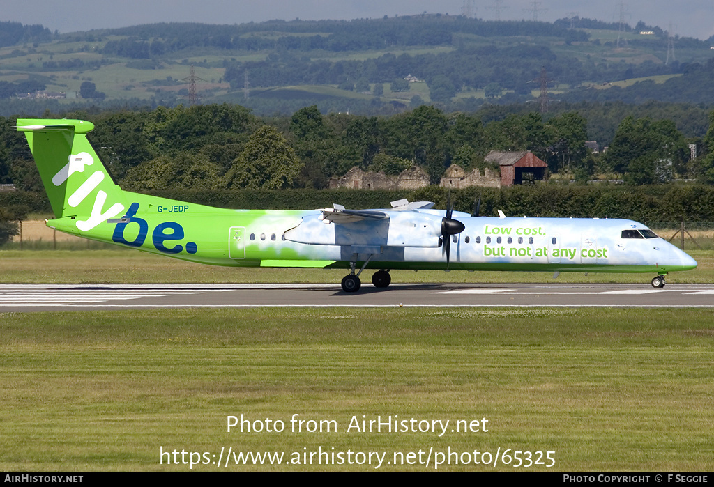 Aircraft Photo of G-JEDP | Bombardier DHC-8-402 Dash 8 | Flybe | AirHistory.net #65325