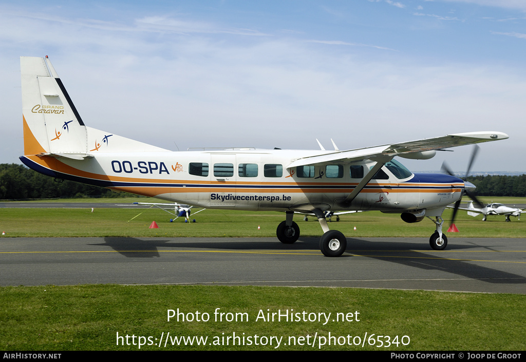 Aircraft Photo of OO-SPA | Cessna 208B Grand Caravan | SkyDive Spa | AirHistory.net #65340