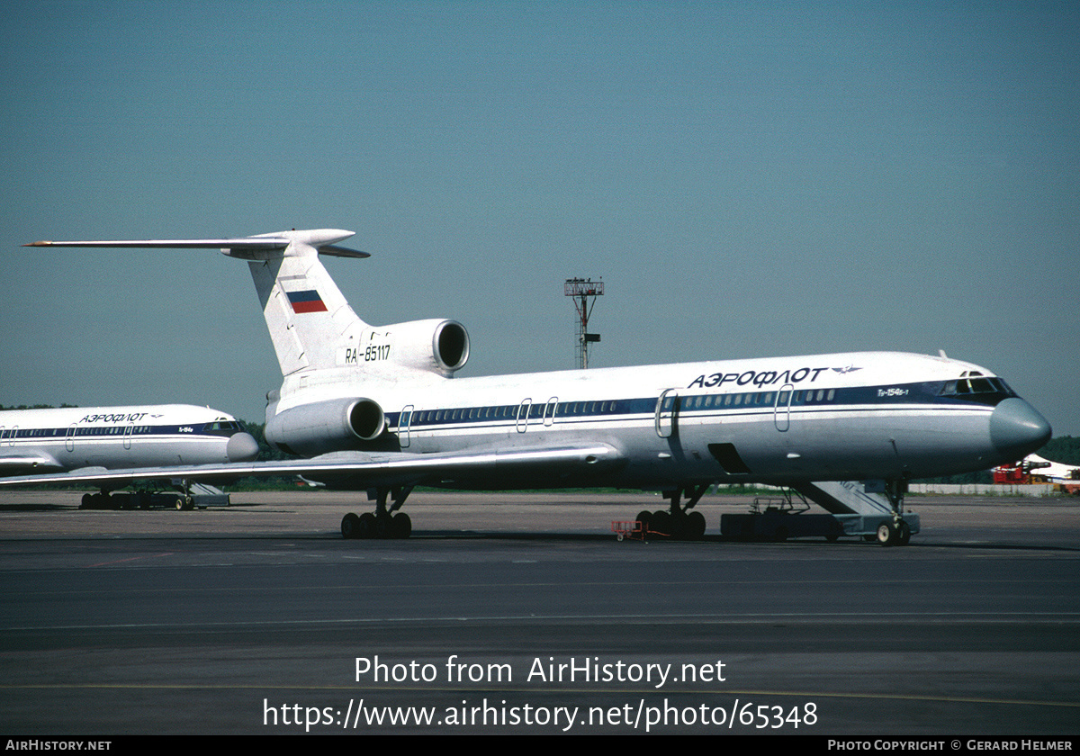 Aircraft Photo of RA-85117 | Tupolev Tu-154B-1 | Aeroflot | AirHistory.net #65348