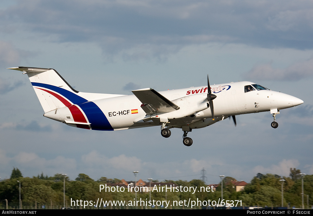 Aircraft Photo of EC-HCF | Embraer EMB-120(ERF) Brasilia | Swiftair | AirHistory.net #65371