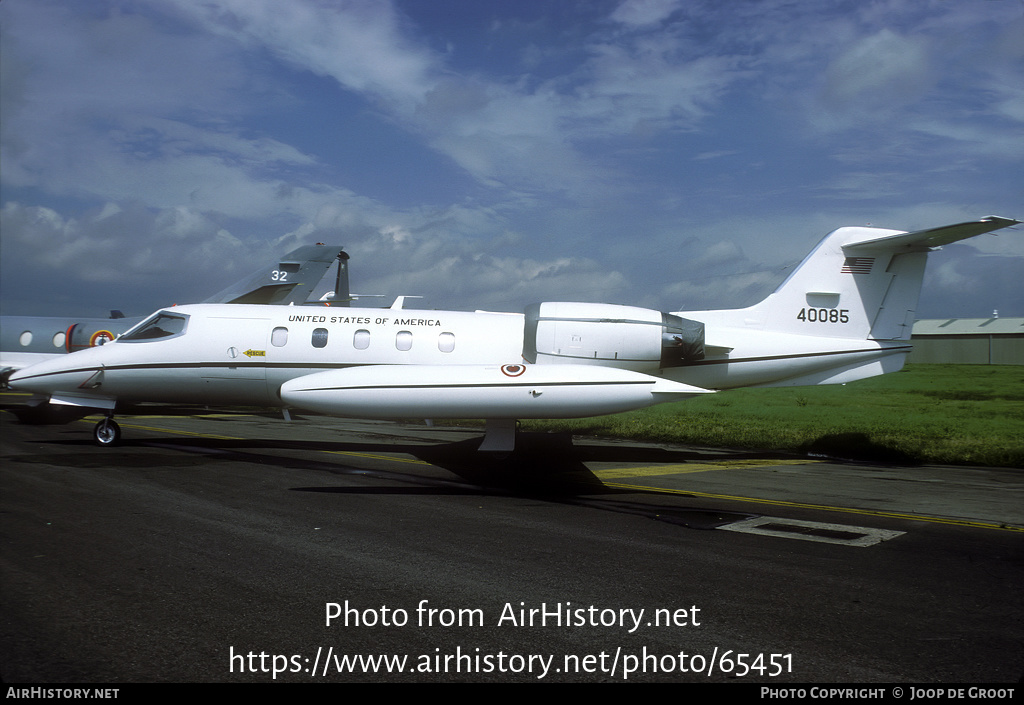 Aircraft Photo of 84-0085 / 40085 | Gates Learjet C-21A (35A) | USA - Air Force | AirHistory.net #65451