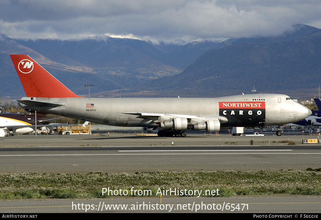 Aircraft Photo of N630US | Boeing 747-2J9F | Northwest Airlines Cargo | AirHistory.net #65471