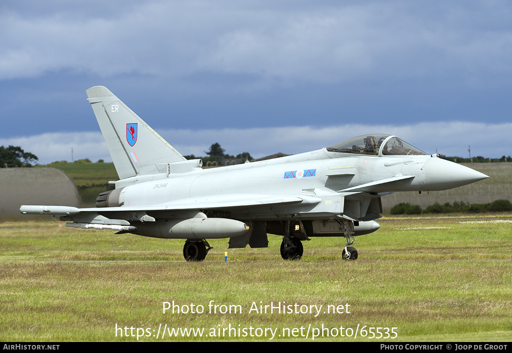 Aircraft Photo of ZK346 | Eurofighter EF-2000 Typhoon FGR4 | UK - Air Force | AirHistory.net #65535