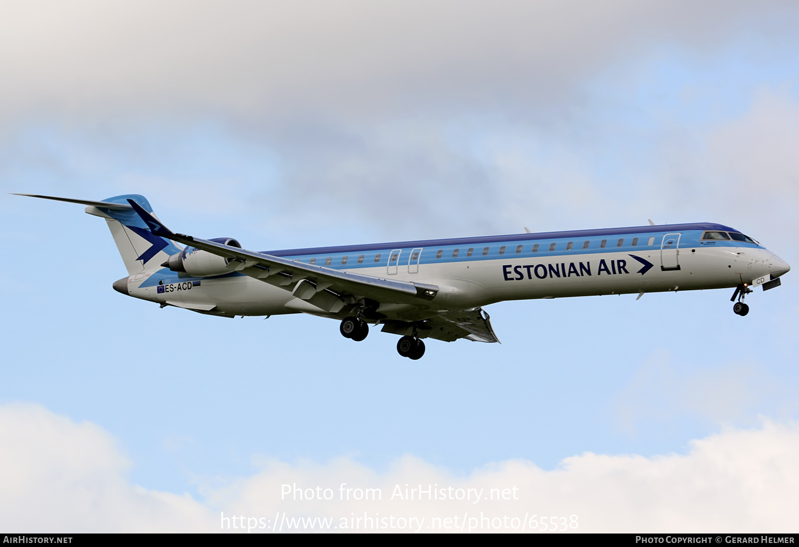 Aircraft Photo of ES-ACD | Bombardier CRJ-900ER (CL-600-2D24) | Estonian Air | AirHistory.net #65538