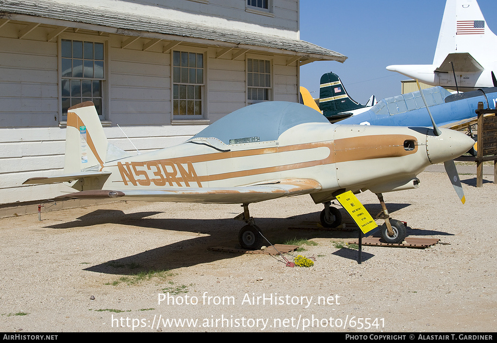 Aircraft Photo of N53RM | Bushby Mustang II | AirHistory.net #65541